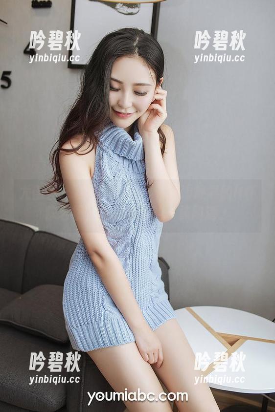 尤蜜荟 - 精选套图：伴着波浪舒展的H杯陈若初，泳装映出的一抹闲适。