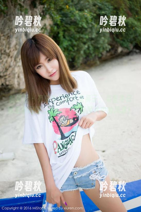 魅妍社-绯月樱_Cherry 魅妍社 - 有些牛仔裤只是裤子,有些牛仔裤是绯月樱_Cherry最新图片中的风景!